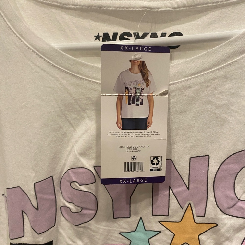 *NSYNC Licensed Women’s Soft Short Sleeve Tee shirt. - Picture 6 of 8